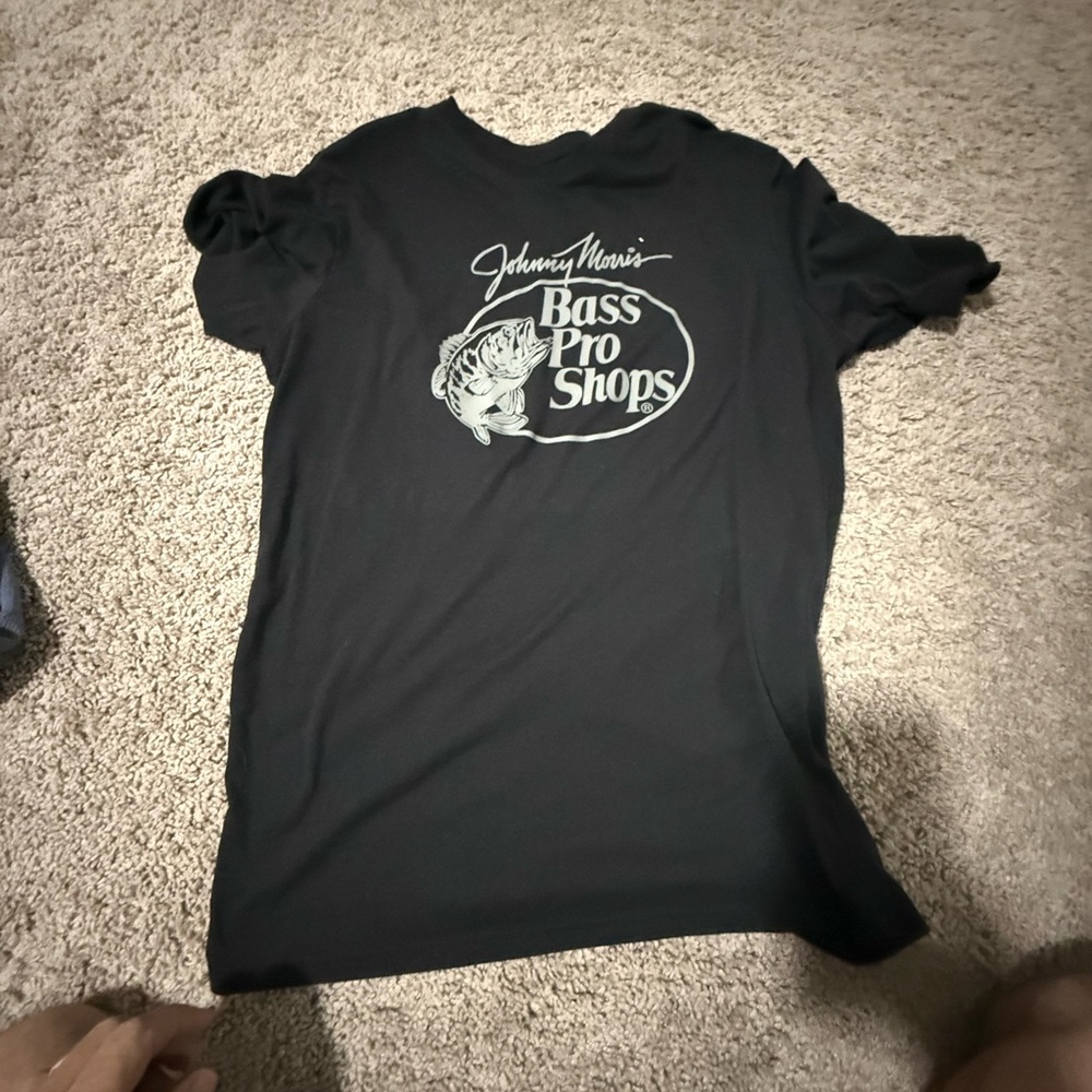 Bass Pro Shops Black Tee with Logo